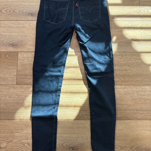 Levi Strauss Dark Blue 710 Super Skinny Jeans - Picture 6 of 6